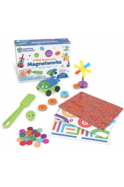Learning Resources STEM Explorers Magnetworks Set - The Wonders of Magnetism