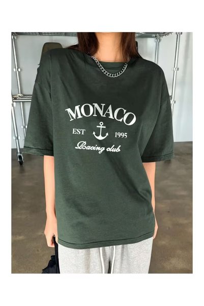 EYAX MODA TRICOU DE DAMĂ CU INScripția MONACO