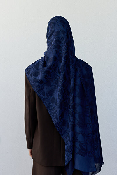 FENZA SCARF ΛΟΥΝΑ ΤΖΑΚΑΡΛΙ ΑΝΟΙΧΤΟ ΣΚΟΥΡΟ ΜΠΛΕ ΣΑΛΙ