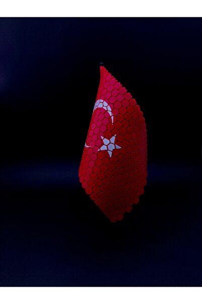 Atölye 7 Dekoratif Türk Bayrağı Masaüstü – Modern Tasarım Şık Masa Bayrağı