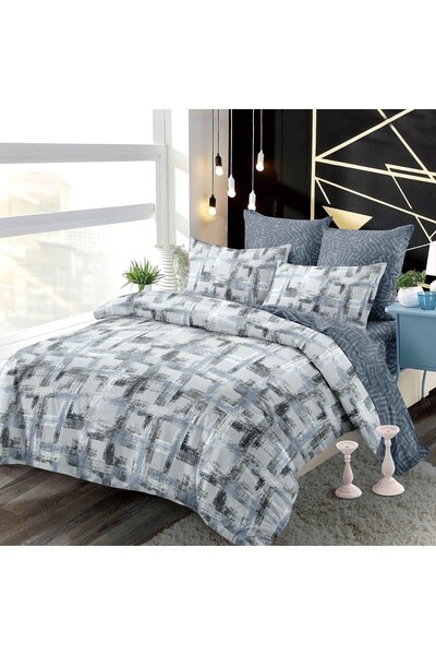 OEM Bed linen with elastic for double bed 2 people, 6 pieces, PRV, Finet, AUR...