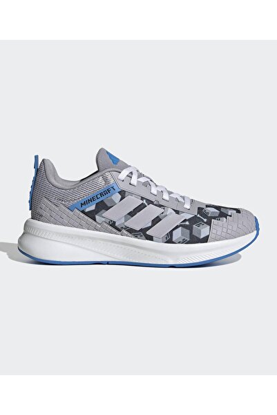 adidas حذاء ماينكرافت فورتارون 4.0 برباط - رمادي جلوري/أزرق لوسيد راي