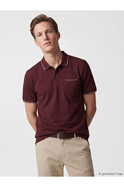 LC Waikiki Men's T-Shirt with a Roba Collar from Uzg Store for Style Enthusiasts