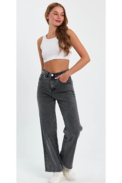 DENİM İN SHE ΝΕΑ ΣΕΖΟΝ ΨΗΛΟΜΕΣΩΑΡΤΟ ΕΛΑΣΤΙΚΟ ΣΧΕΔΙΑΣΜΕΝΟ ΓΥΝΑΙΚΕΙΟ ΠΑΝΤΕΛΟΝΙ ...