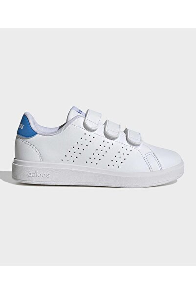 adidas حذاء أفينتاج بيس 2.0 بإغلاق فيلكرو - أبيض سحابي/أزرق لوسيد راي