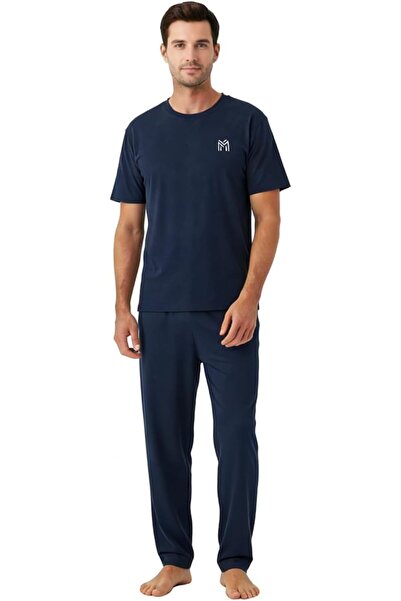 casme Mens Loungewear Sets Pajamas Set Soft Sleepwear Family Night Wear