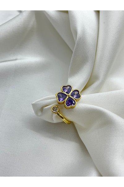 MODA Stress Ring Purple Floral