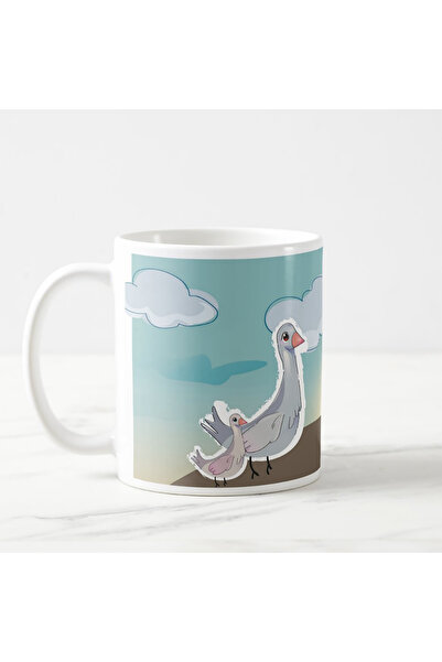 tpkitapevi Duck Themed Porcelain Mug