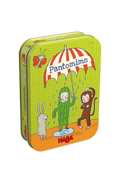 Haba Παιχνίδι Παντομίμας σε Μεταλλικό Κουτί, 48 Εικονογραφημένες Κάρτες, για ...
