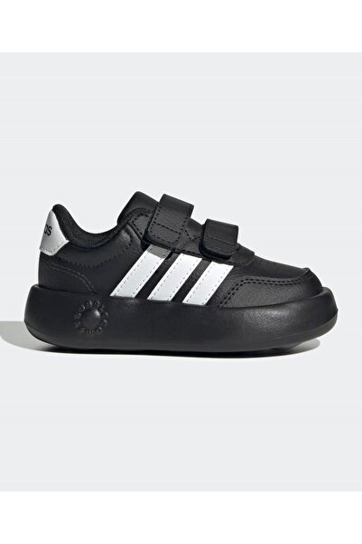 adidas Breaknet 3.0 Hook & Loop Closure Shoes - Cloud White & Core Black