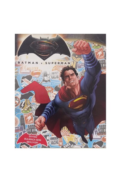 Doğan Çocuk Batman and Superman Puzzle Book-Infinite Puzzles Are Waiting for You