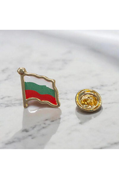 Ulaş Hediyelik Bulgaristan Damlalı Metal Yaka Rozeti 1 ADET
