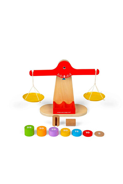 BIGJIGS Toys Η πρώτη μου ξύλινη ζυγαριά