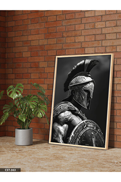 Evinemoda Εικόνα με ξύλινο πλαίσιο Warrior Gladiator One Piece