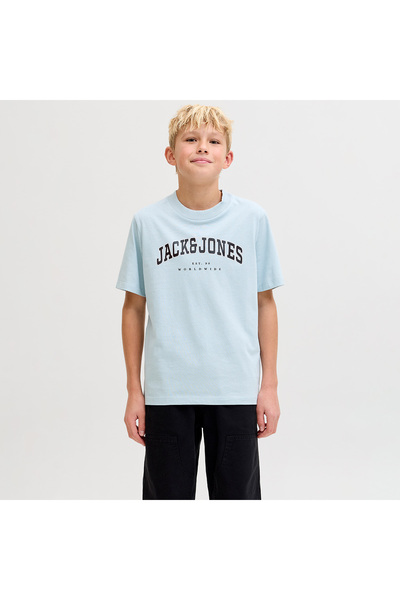 Jack & Jones Jack&Jones Caleb Varsity Erkek Çocuk Mavi Tişört