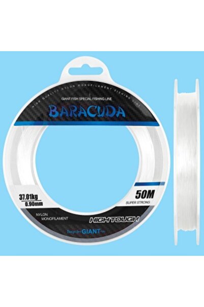 Baracuda Fir de nailon monofilament Giant 50 m, pentru leaderi/legeri de pesc...