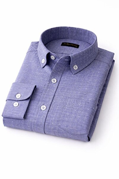 CLASSİCS MEN Ανδρικό πουκάμισο με κλασικό σχέδιο και μακριά μανίκια Atilla Öz...