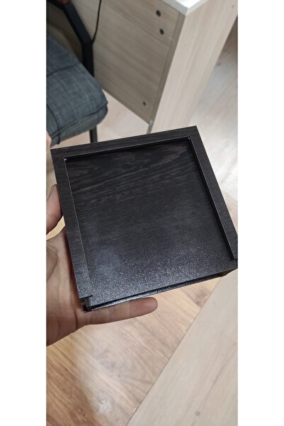 Eksen Sürgülü Kapaklı Ahşap Organizer