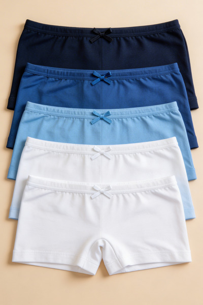 Katia&Bony Συσκευασία 5 τεμαχίων Basic Boxer για κορίτσια σε πολλά χρώματα