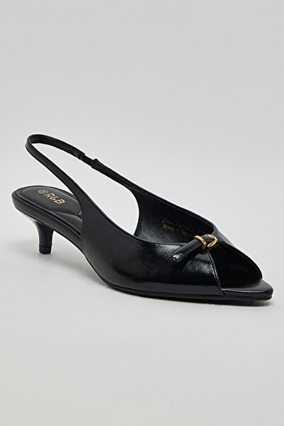 R&B Peep Toe Slingback Sandals