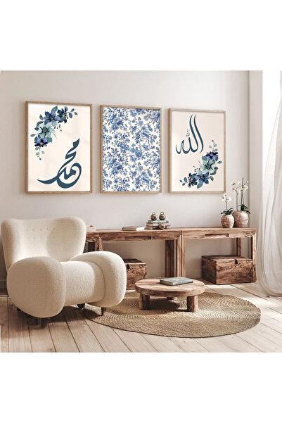 Dekorsiahome Σετ Τραπεζαρίας Κουζίνας Σαλονιού 3 τεμαχίων με Ξύλινο Πλαίσιο S...