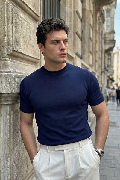 Livio Ferri Ανδρικό μπλουζάκι Arita Cotton Knitwear με εξαιρετικά απαλή υφή