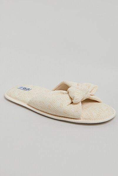 R&B Bow Detail Bedroom Slippers