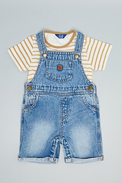 R&B Striped T-Shirt with Dungaree