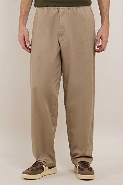 R&B Solid Knit Pants with Drawstring Waist