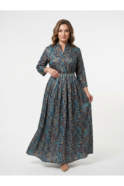 OEM Κομψό φόρεμα από βαμβάκι και μετάξι