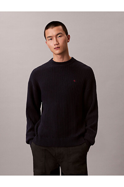 Calvin Klein Erkek Vertical Texture Kazak