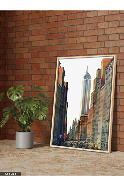 Evinemoda Εικόνα με ξύλινο πλαίσιο της πόλης του ουρανού