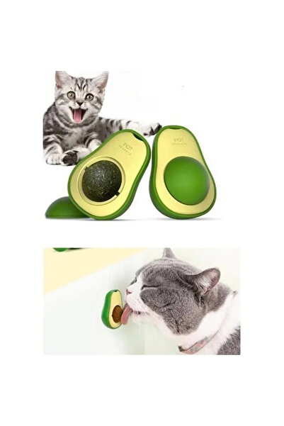 Generic Brand Avocado Licking Ball Filled with Cat Mint