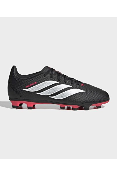 adidas حذاء كرة قدم بريداتور كلوب للملاعب الصلبة/متعددة الأسطح - أسود أساسي/أ...