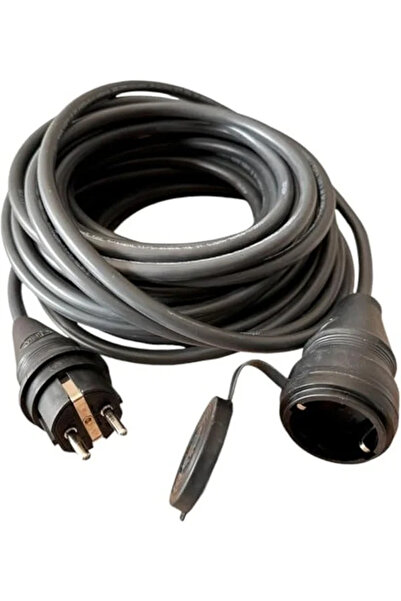larstkas 15 Metre Uzun Elektrikli Araba Şarj Uzatma Kablosu, 3x2.5mm