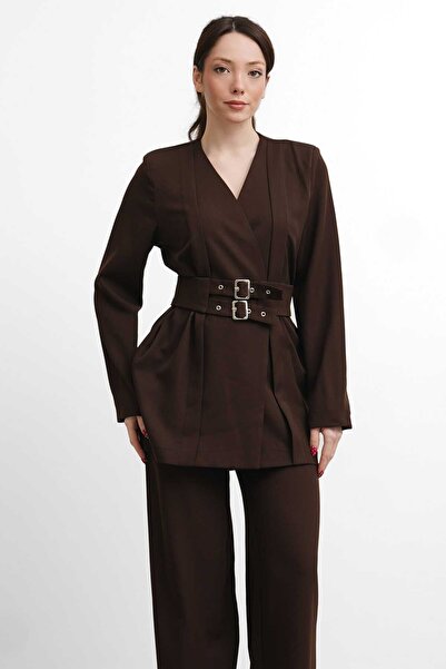 salisburys Σετ παντελόνι και μπουφάν με διπλή ζώνη για γυναίκες Molly Nelly