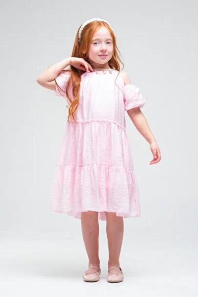 LOCO LOCO KIDS NOV7 1071 ΦΟΡΕΜΑ ΚΟΡΙΤΣΙΩΝ ΜΕ ΧΑΜΗΛΟ ΜΑΝΙΚΙ ΑΠΟ ΒΟΥΑΛ