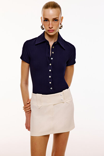 Love On Friday FLORA Κορμάκι με γιακά πόλο και κουμπιά