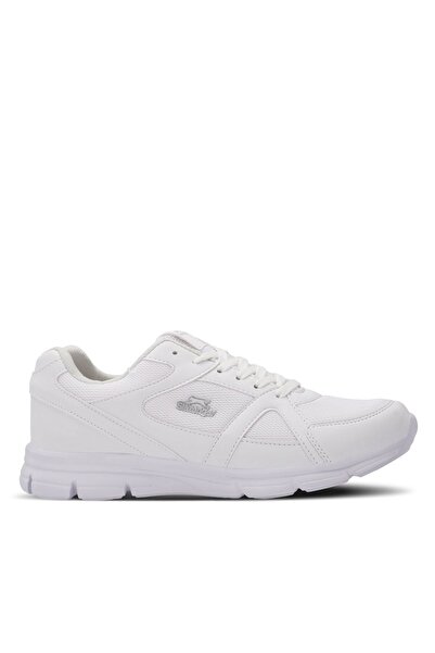 Slazenger Pera Sneaker Unisex Mesh Καλοκαιρινά Παπούτσια Λευκά