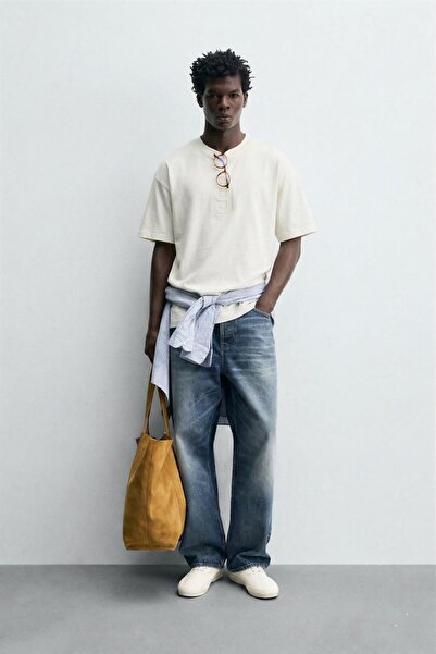 The Champ Clothing Ανδρικό μπλουζάκι Oversize 2 Threaded με λεπτομέρεια Mono ...