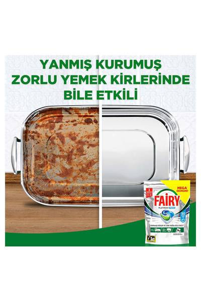 Fairy Platinum Fresh Bulaşık Makinesi Kapsülü 50 Yıkama x4