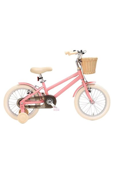 Muunka Bicycle With Basket 16 Inches Pink