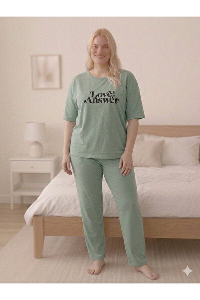 LXL ΓΥΝΑΙΚΕΙΟ ΣΕΤ ΠΙΤΖΑΜΑΣ ΜΕΓΑΛΟΥ ΜΕΓΕΘΟΥΣ 2 ΝΗΜΑΤΩΝ, ΣΕΤ ΔΥΟ ΤΕΜΑΧΙΩΝ