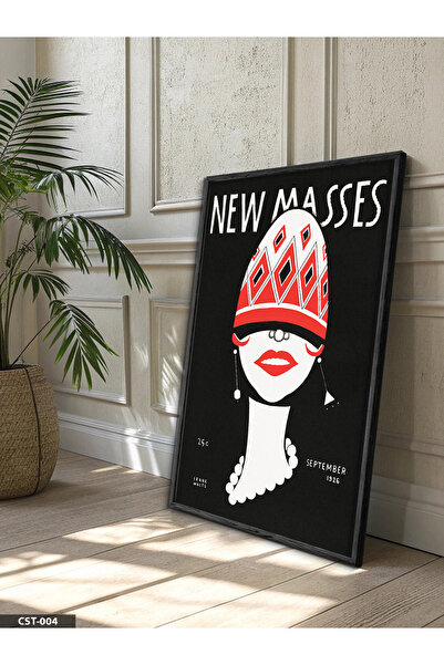 Evinemoda Εικόνα New Masses One Piece με μαύρο ξύλινο πλαίσιο