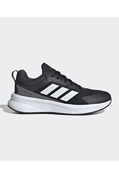 adidas حذاء فورتارون 4.0 برباط - أسود أساسي/أبيض سحابي/كربون