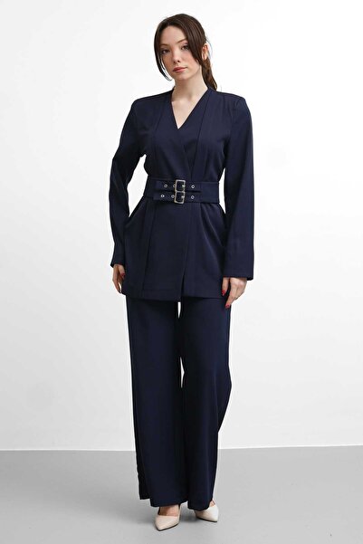 salisburys Σετ παντελόνι και μπουφάν με διπλή ζώνη για γυναίκες Molly Nelly