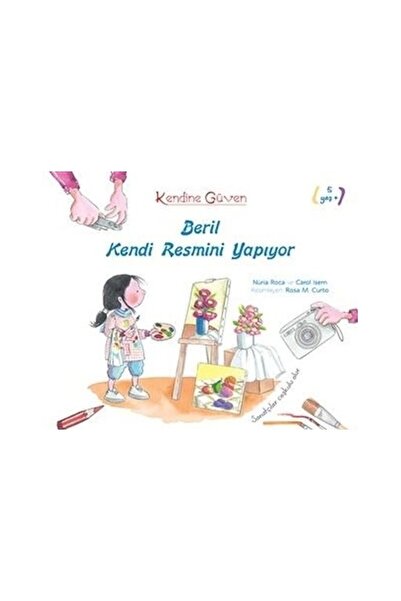 Doğan Çocuk Beril Kendi Resmini Yapıyor