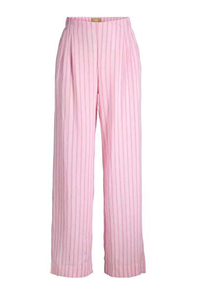 Jack & Jones Γυναικείο παντελόνι με πλισέ λινό ύφασμα και ελαστική μέση - Almira