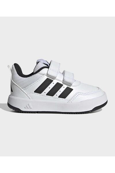 adidas حذاء تينساور سبورت 3.0 بإغلاق فيلكرو - أبيض سحابي/أسود أساسي