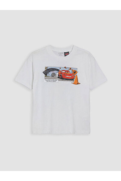 LC Waikiki RMZ GİYİM FARKİLYA Tricou pentru băieți cu imprimeu Cars
